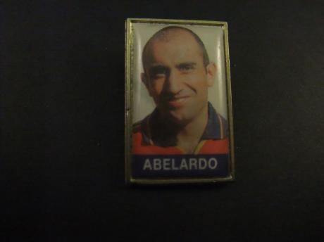 Abelardo voormalig Spaans betaald voetballer ( FC Barcelona) en voetbalcoach ( Sporting Gijón)